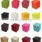 32*32*32cm pu leather foldable non woven storage box with lid