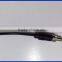 Sliver Color and 2 Core Pair Connector and Video Coaxial Power Cable