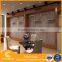 Shopping mall retail store wall-mount clothing showroom design for wood furniture rack shelves showcase