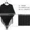 classic black plain wrap tassels pashimina with sequins wholesale shawl scarf pashminas