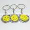 Custom design Cananda smile face emoji key chain keychain