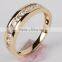 Wholesale jewelry 2015 fashion design 925 silver ring flower CZ gold plated ring