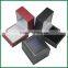 Wholesale red/black stock plastic jewelry sets/red/black plastic leatherette jewelry box with logo ,ring/earring/necklace/bracel