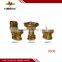 Luxury sanitary ware decorated color bathroom set two piece toilet