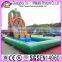Double Arch Inflatable Water Slide With Big Pool
