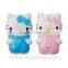 Hello Kitty style 6600mAh external battery dual USB Output for smartphone, Laptop, Tablet PC