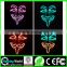 High brightness Music activated Best service masquerade masks party pack