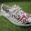 The national flag design Lazy laces up canvas shoes