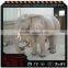 Lifelike animatronic animal cow for amusement park