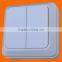 European style surface mounted two gang one way wall switch with light (S1102)