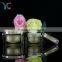 Triangle Transparent Acrylic Cosmetic Jar Plastic