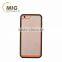 For iphone 6 plus case Double colors soft tpu frame and Acrylic back case For iphone 6s plus case Cell phone case