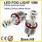 with switch modes dual color 10w 20w H8/H9/H10/H11/H16JP h8 led fog light,fog light led lighting bulb