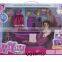 Nice 13 inch baby doll for kids with walking trainer toy doll baby doll