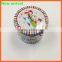 Round tin money box