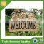 Wholesale Cuatom Garden Welcome Sign Statue