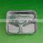 3-compartment aluminium foil container bulk production