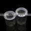airless glass jar with clear plastic cap for storaging 400ml