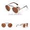 2015 New Fashion Sunglasses Women Brand Designer Sun Glasses Round Metal Glasses