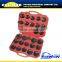 CALIBRE 3/8" & 1/2" Dr 30pcs Big Size Oil Filter Wrench Cup Type