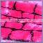 wholesale acrylic hi-pile jacquard knitting red fur fabric for clothing China suppier