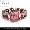 brand new Fashion jewelry New Fashion Metal red Resin Diamond Cross Bracelet