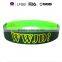 Silicone wrist band with country logo printed , factory direct supply cheap custom silicone bracelet