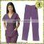 Special Design V-Neck Pure Color Nursing Uniform/Attire For Asia
