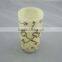 3"*6" England pattern carved flameless pillar led candle
