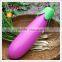 Hot Sell Unique Umbrella Sun And Rain Folding Umbrella Eggplant Shape Umbrella