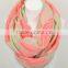 2016 Stock Clearance Sale Neon Swirl Pattern Infinity Scarf