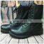 Wholesale black leather combat military police tactical boots for man