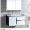 Big size hot sale high quality wall mounted one piece modern bathroom vanity