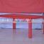 Strong metal frame simple design coffee table