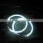 super white 4 x 120mm 12v ccfl ring angel eyes kit for bmw e30 e32 e34 ccfl led headlight halo angel eyes ring replacement 7000k