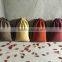 Colored Soft Faux Suede Drawstring Jewelry Pouches