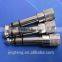 6.35 stereo - 3.5 plug-jack Audio Adaptor . nickl plated audio jack