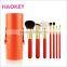 professional 5pcs orange eyeshadow brush set