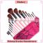 15PCS Private Label Custom Goat Hair Makeup Brush Set Best for Makeup