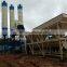 fixed mixing station, small concrete batching plant with 50T silos
