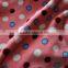 circle design coral fleece fabric