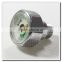 High quality brass chromed body fluorescent green spiral tube 5000 psi gauge