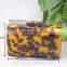 2016 Leopard Print Purse Hard Case Clutch