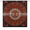 Rust mandala tapestry indian tapestry bedspread bohemian hippie tapestry beach throw home decor indian mandala tapestry fabric