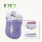 Rechargeable 2 in 1 lady epilator set with 2 speeds for choice/lady shaver