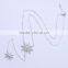 New design star hanging star pendant necklace