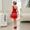 White Red Champagne Wedding Bridesmaid Dresses Short Girl Prom Gowns Women Elegant Party Princess Ball Dress