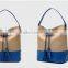 women leather bucket bag designer tote bag