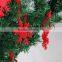 10pcs Red Felt SNOWFLAKE Hanging Decorations Christmas Tree Hangers