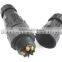 20A 250V 6 pin power connector male and female waterproof connector